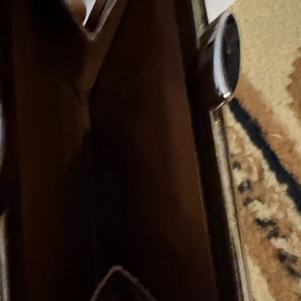 Brown and‎ Tan Patterned Dior trotter wallet